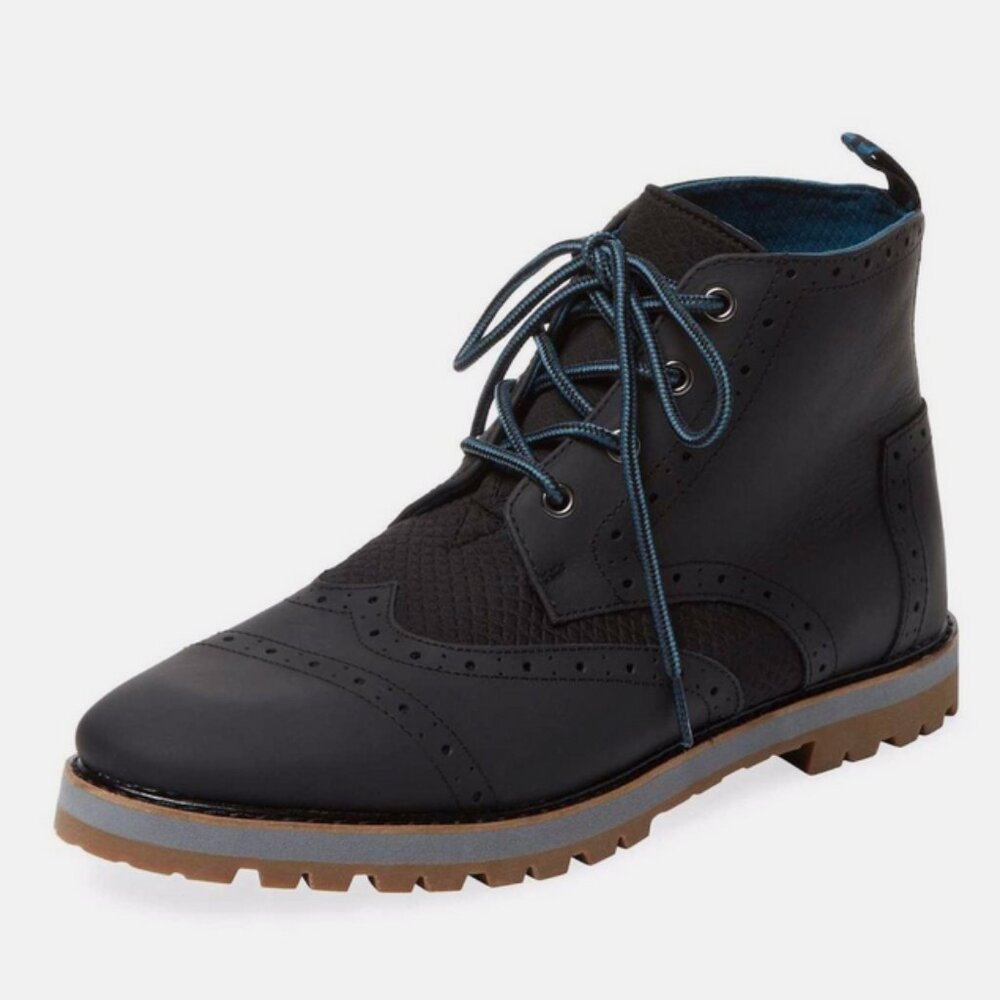 Toms Leather Textile Ankle Boot